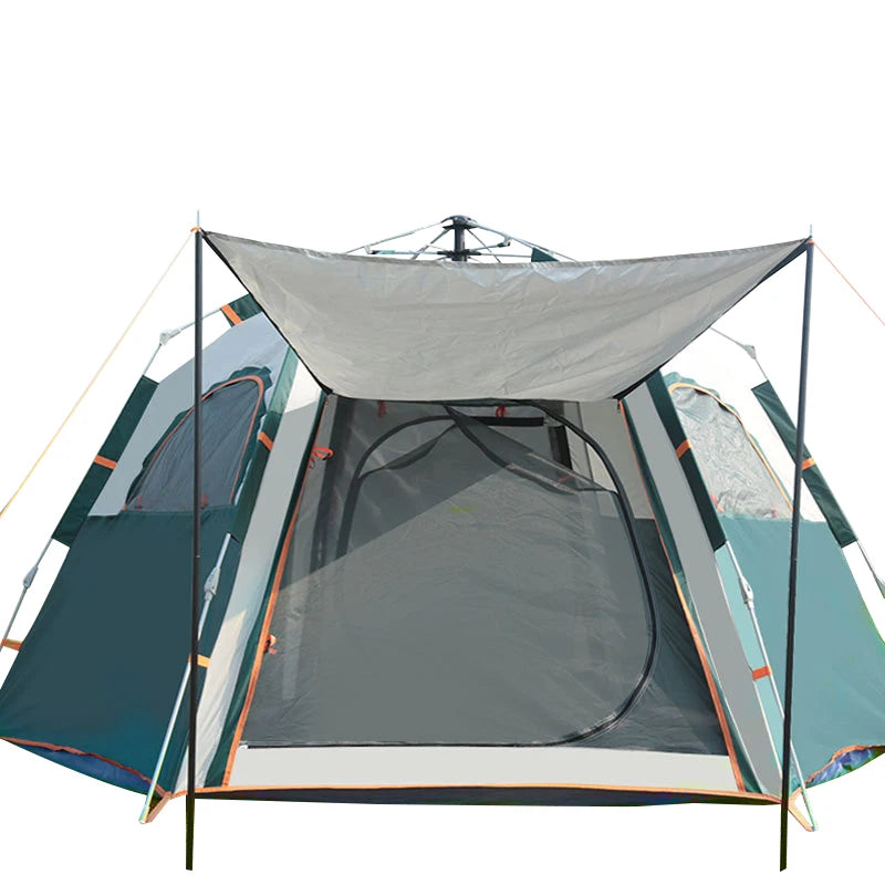Best Selling 3-4 Person Breathable Large Space  Folding Waterproof Automatic Camping Tent