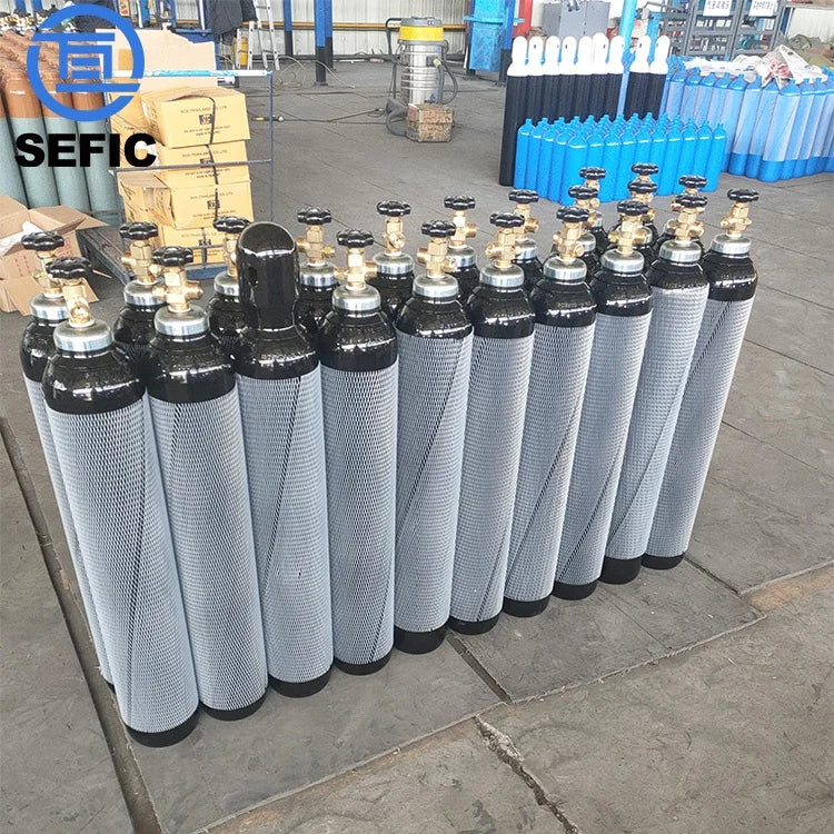 Hot Sale K2 Size 10l 150bar Co2 Tanks High Pressure Empty Gas Cylinders for Industrial Use