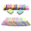 50pcs/pack Nail File Blocks 180/100 Grit Mini Nail Buffer Block Sponge Nail Polish Sanding Buffer Strips