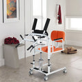 Durable Comfortable Manual Patient Transfer Chair Bedridden Disabled Bathroom Safety Equipment for Rehabilitation Therapy