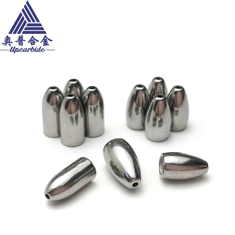 Wholesale High Density Fishing Tungsten Flipping Weights with Protection Tube 1.8-63g