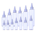 Plastic Bottle Flat Shoulder 10ML 15ML 20ML 25ML 30ML 50ML 60ML 80ML 100ML 120ML 200ML