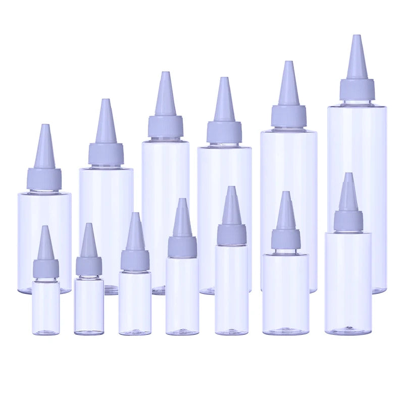 Plastic Bottle Flat Shoulder 10ML 15ML 20ML 25ML 30ML 50ML 60ML 80ML 100ML 120ML 200ML