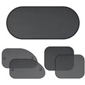 5pcs Pack Car Sunshade Covers Windscreen Folding Visor Reflector Windshield Auto Window Sun Shade Protector Accessories
