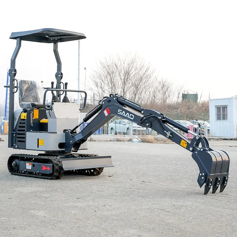 Saao Excavators Machine Hydraulic Mini Small Micro Crawler Bagger Digger Mini Excavator 1 2 3 Ton
