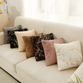 Ins Most Popular Household Sofa Plush Foil Printed Pillow Cover Soft Plush Gold Printing Throw Pillow Case Cushion Cover