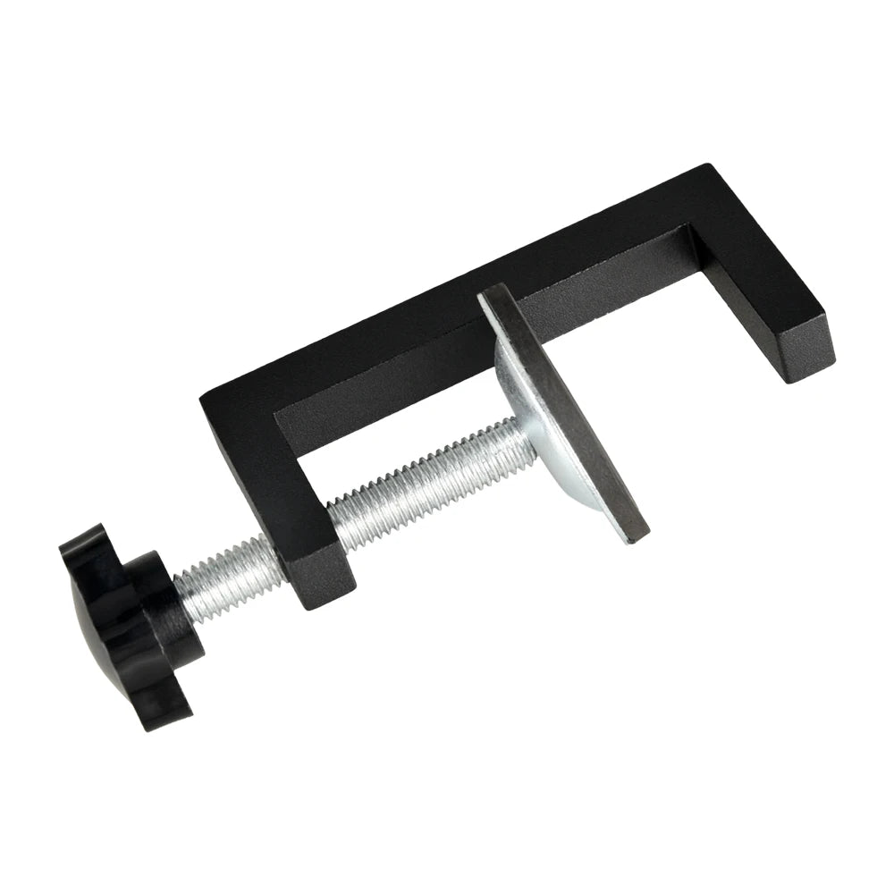 Industrial Desktop C-Type Clamp Heavy Duty Adjustable ABS+Carbon Steel ODM Customizable Woodworking Light Support Bracket Black