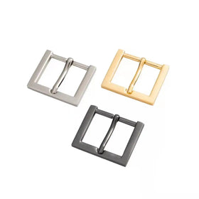 20mm 30mm 40mm Strong Durable Gold Classic Square Metal Release Buckle Hardware Slider Adjuster Belts Tags Handbags Clothing