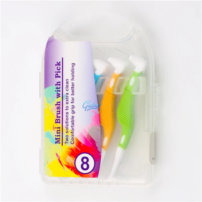*dental Equipments Interdental Brush Kit Orthodontic Travel Care Kits Orthodontics Tooth Brush Cleaning Kit