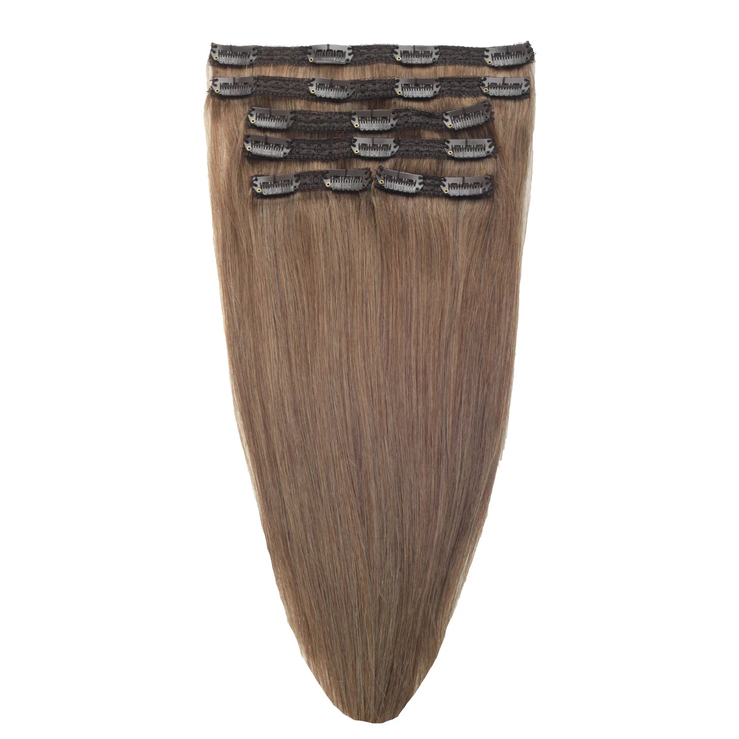 Wholesale Highlight Brazilian Single Human Drawn Remy Hair Extention Customized Remy Clip in Piano Hair