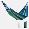 FHSW-01 Cheap Portable Outdoor Hammock Garden Sports Home Travel Camping Swing Canvas Stripe Hammock