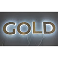 LED Luminous Character Outdoor Waterproof Acrylic Stainless Steel Customizable Wall-Mounted Light for Companies