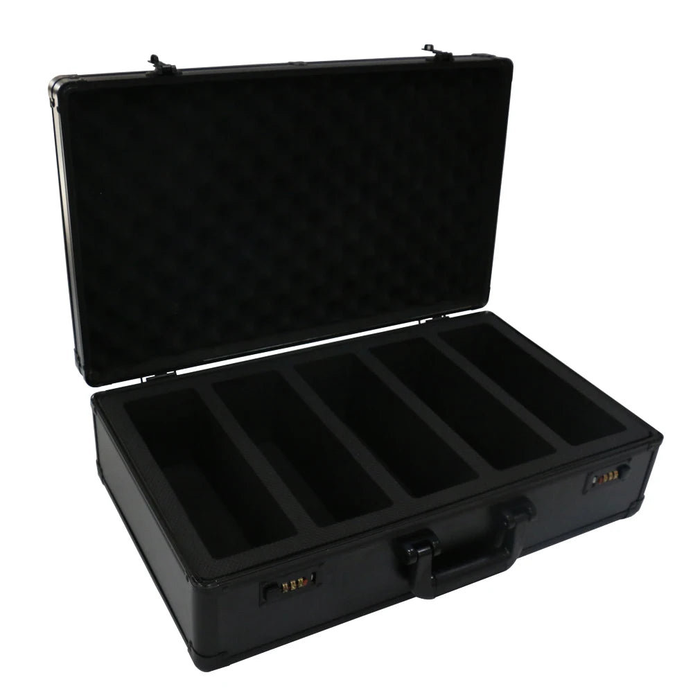 Custom Size Aluminum Storage Card Case with 5 Row for PSA/BGS/One Touch