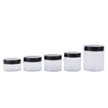 Wholesale 50g 100g 120g 200g 250g 300g 500g Storage Containers Food Container Cosmetic Package Transparent Pet Plastic Jar