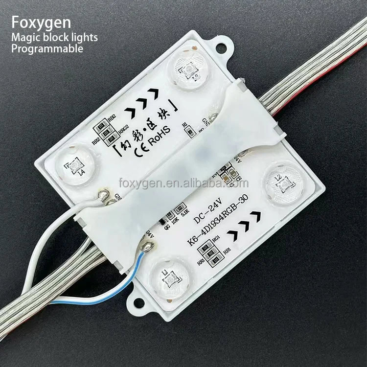 Led Module 24V Low Voltage Full Color Programmable Color RGB Blockchain Light Modules Led  for KTV Entertainment