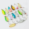 Wholesale 12 Colors 3cm 2.5g 3.5g 5g Bass Baits Metal Fishing Spoon Fishing Spoons Collected From Fishing Spoon Manufacturer