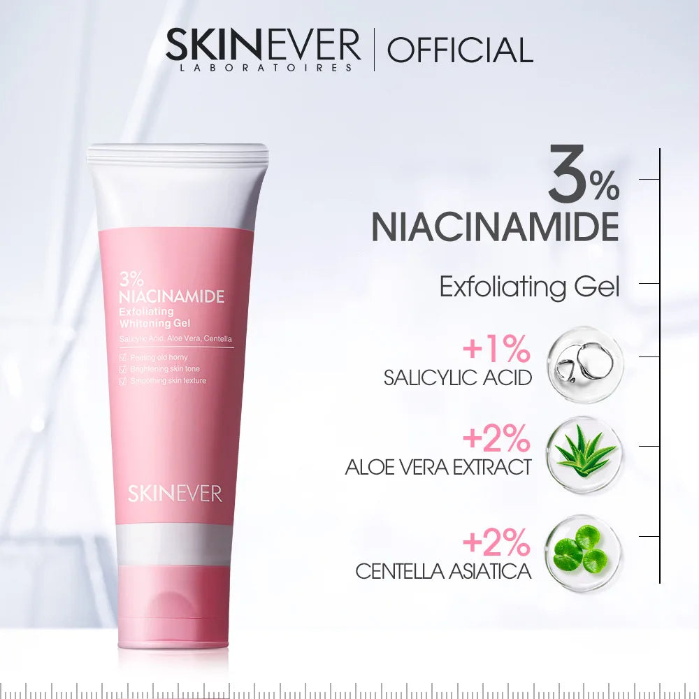 Best Selling Moisturizing Smooth Brighten Skin Aloe Vera Centella Niacinamide Exfoliating Face Gel