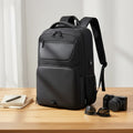 Back Bag for Men Large Capacity Computer Bag 15.6 17.3 Inch USB Leisure Mens Waterproof Travel Laptop Backpack Canvas Oxford