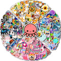 Custom Cute Colorful Waterproof Stickers for Water Bottles Skateboards Notebooks Laptop Stickers for Kids