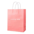 Custom Bags pink Retail Bread Bag Customized Your Own logo Thank You for Shopping Bags