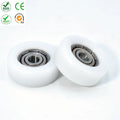 Plastic Kitchen Cabinet Pully Wheel Pulley BS620243-15 15x43x15mm Pom Coated Roller Bearing