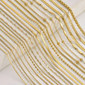 Stainless Steel Chain Necklace for Men Women Waterproof Hypoallergenic Unisex Jewelry Chain for Necklace Making Wholesale