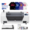 Europe Warehouse Low Budget A3 DTF Flatbed Printer Heat Transfer ROLL 33CM Pet Film t Shirt DTF Printer for Epson XP600 Head