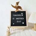 Factory Direct Supply Hot Sale Handmade Crafts Felt Letter Board with Solid Wood Frame