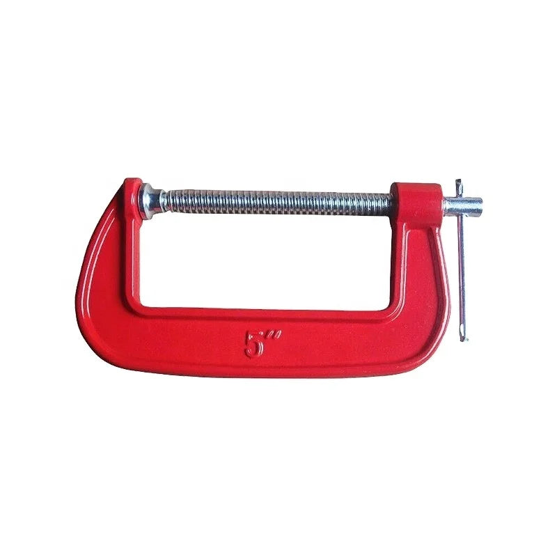 Cast Iron C Clamps for Woodworking and Industrial Tools Malleable Metal Assembly Clamp for Laboratory Use