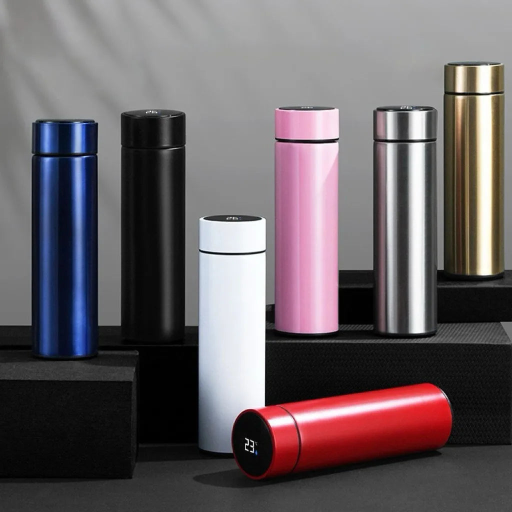 Wholesale Modern & Novelty 500ml Stainless Steel Vacuum Flask Smart Water Bottle for Everyday Casual Use
