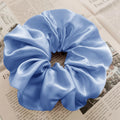 Girls Hot Selling Oversized Pure Silk Scrunchies Bulk Order Accepted Custom Color and Size