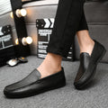 Moccasin Gommino Shoes for Men Fashion Trend Slip on Loafers Shoes Man's Casual  Lazy Shoe Male Driving Working Leather Footwear