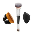 HMU Multifunctional Double Sided Makeup Brush 55 Magic Foundation Brush Makeup Sponge Set Foundation Brush Set for Foundation
