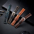 22mm 24mm 26mm Italian Calf Leather Watch Strap Vintage Oil Waxed Genuine Leather Watch Band Wristband for Panera