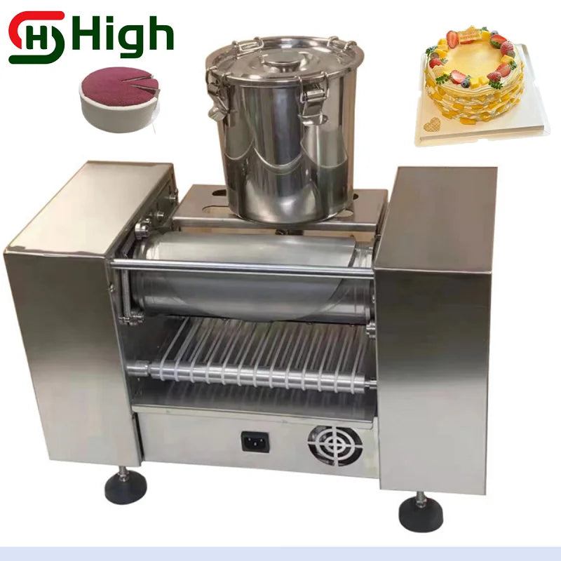 Commercial Automatic  Crepe Cake Maker Thousand Layer Pancake Skin Board Crepe Making Machine