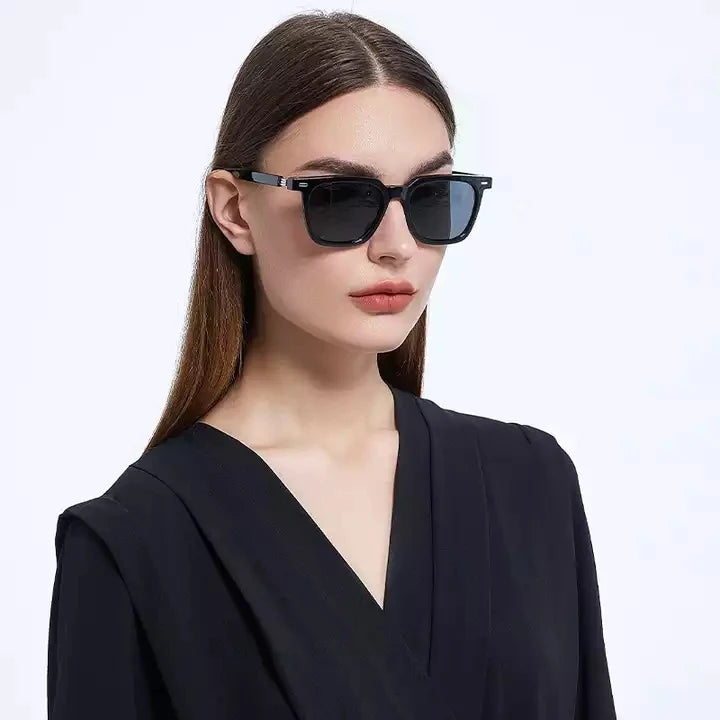 TR-ZC126 Square Polarized TR90 Sunglasses for Women 2023 Brand Design  Men UV400 Retro Sun Glasses