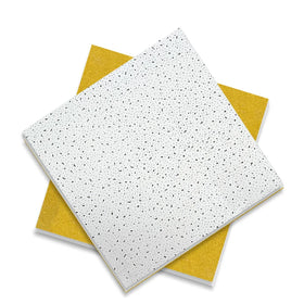 KENTE Top Selling 12mm Thickness White Acoustic Ceiling Panels Beautiful Pattern Square Fireproof for Apartment Use Made China