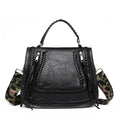 Custom Retro Callista Leopard Strap Crossbody Bag Crochet Tassel Guitar Bag Trendy Boutique Shoulder Bag JA236