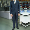 HARCHOY Italian Bespoke Vintage Style Woolen 100% Wool Single Breasted Business Suit Set V-Neck Collar Adult Men's Suit Blazer