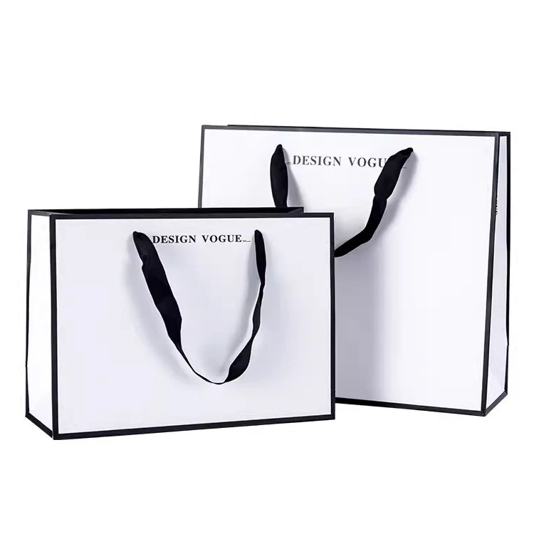 Customized Gift Paper Bag for for Business Shopping Wedding Birthday Party Christmas Luxury Paper Bags with Your Own logo