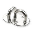 High Quality Durable 304/316 Stainless Steel Pad Circle Eye Hook Plate Marine Ringing Hardware Polished