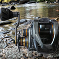 HASIDA LN400 All Metal Baitcasting Reel 12-15KG Drag 5-9BB Stainless Steel Bearings Left Hand Anti-Reverse System for Fishing