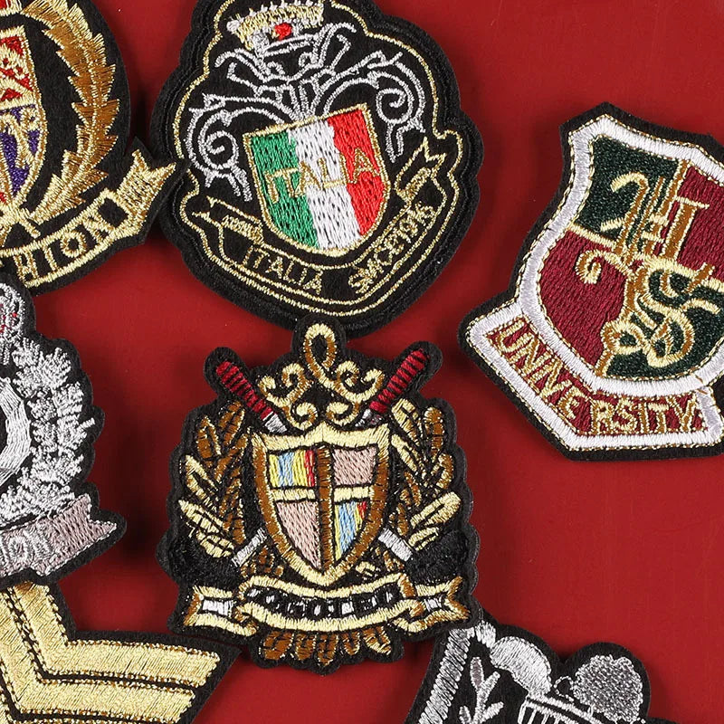 Manufacturer Supply Patches Custom Embroidery Iron on Patches for Clothing