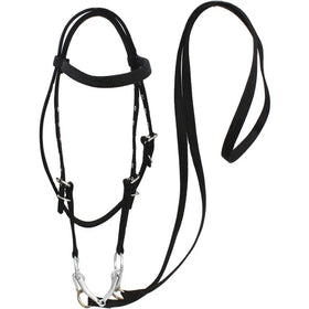 Horshi in Stock Horse Equestrian Adjustable Nylon Horse Bridle Horse Halter Black.Red.Blue.renis