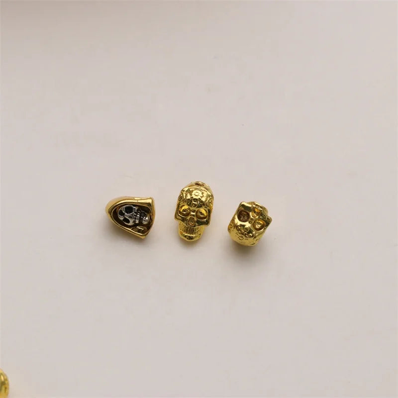 Tengyue Hip-hop Men's Skull Beads Gothic Punk Metal Rock Jewelry Accessories Wholesale