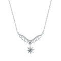 100% S925 Sterling Silver Cubic Zircon Wing Star Pendant Gift Girlfriend Angel Necklace for Women Wedding Party Fine Jewelry