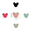 Hot Sale Wholesale Custom Mickey Glitter Chenille Embroidered Sequins Iron-On Stick-On Patches for Hats