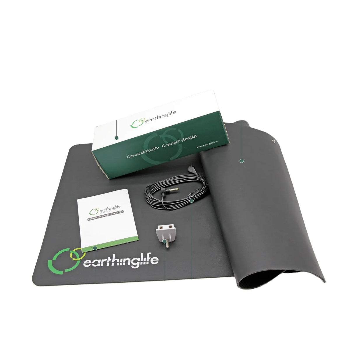 Dropshipping Grounding Yoga Mat Earthing Leather Office Laptop Desk Mat Gaming Mouse Pad Earthing Reduces Pain and Anxiety