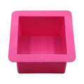 BPA Free DIY Handmade Square 6x6x3cm 110g Soap Making Mould Reusable 500ML 9X9X6.5cm Silicone Square Soap Mold MegaBDM
