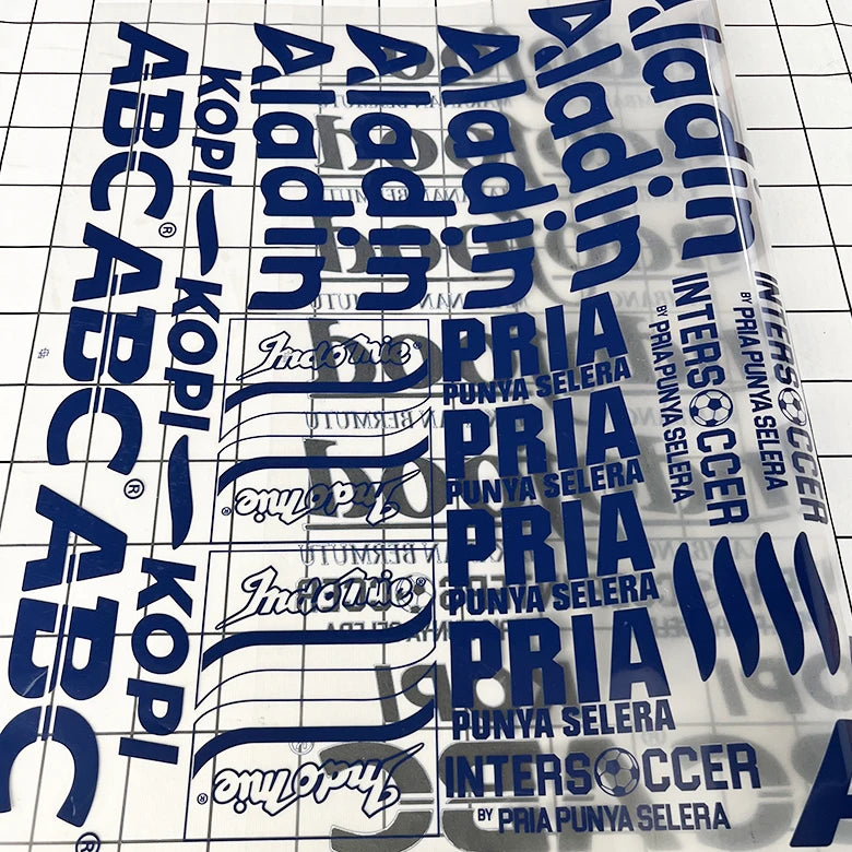 High Quality Custom Heat Transfer Printing Vendor Garment T-Shirts Iron Letters Logo Stickers Decals Washable Tagless High